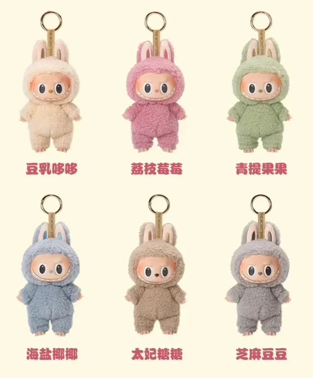 Genuine Labubu Heartbeat Macaron Face Series Blind Box Trendy Play Cute Handmade Model Collection Pendant Mystery Box Xmas Gifts