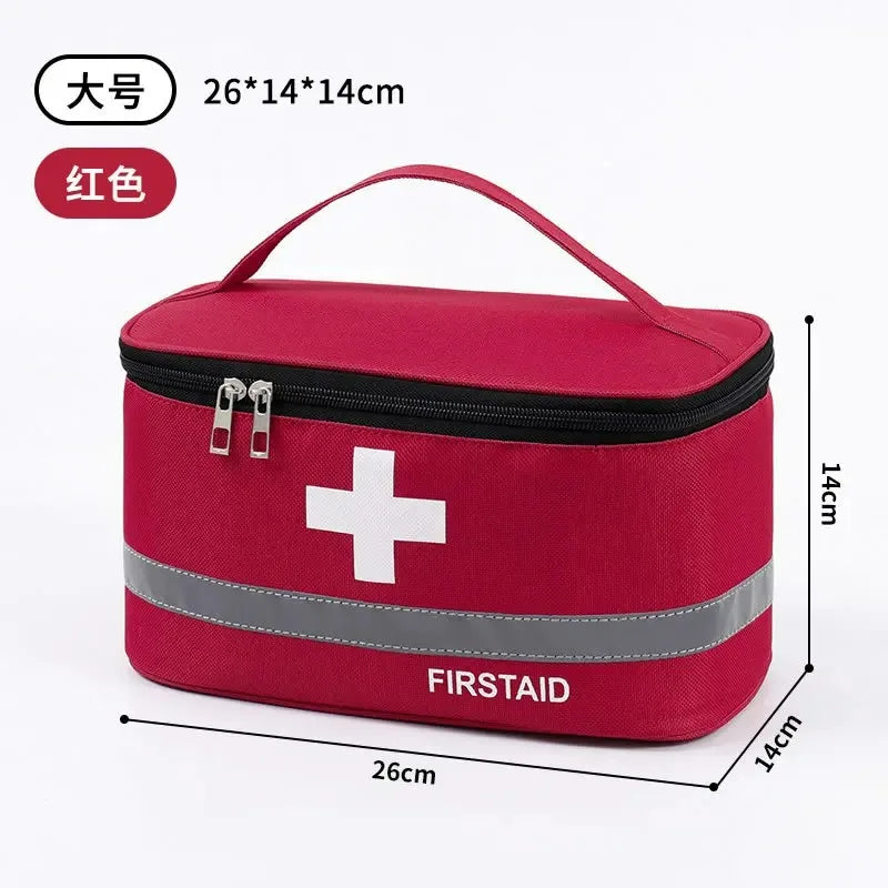 Medicine Storage Bag Portable Outdoor Rescue Bag for First Aid Household Children's Large Capacity Medical Kit Storage Organizer