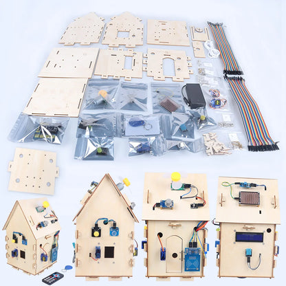 Tscinbuny Smart Home Kit for Arduino Complete Automation Kit Programming Project DIY Electronics Learning Profesional Kit