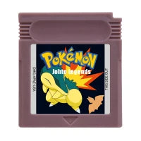 GBC Game Cartridge Pokemon Series Black White Genesis Creepy Black Dark Energy 16 Bit Video Game Console Card