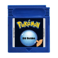 GBC Game Cartridge Pokemon Series Black White Genesis Creepy Black Dark Energy 16 Bit Video Game Console Card