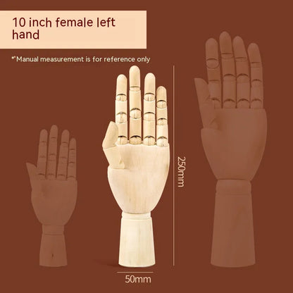 Jointed Doll Drawing Sketch Mannequin Model Movable Limbs Wooden Hand Body Draw Action Toys Figures Home Decor Artist Models