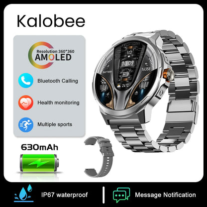 Kalobee SK50 Smart Watches for Men,Answer / Make Call,1.85" Big Screen Fitness Tracker,Waterproof Watch for Android iOS Phones