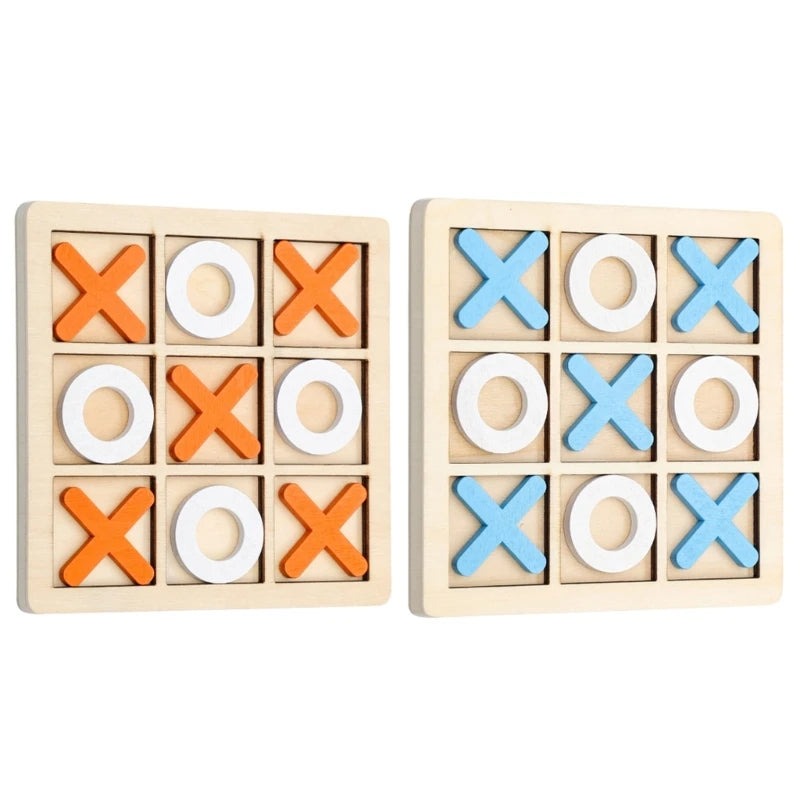 Tic-Tac-Toe Table Game Chess Board Game Party Game Set Kids Training