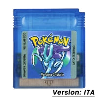 Pokemon GBC Games Cartridge 16 Bit Video Game Console Card Blue Crystal Golden Green Red Silver Yellow Multilanguage Fans Gift