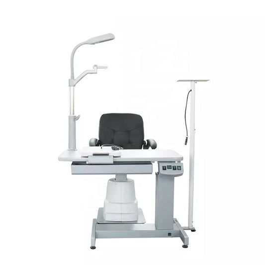 SJ Optics  Best Sale Customized Optometry Combination Table Ophthalmic Chair Unit C-180A+B Phoropter Ophthalmic Equipment