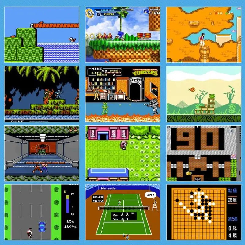 Z40 Dropshipping Built-in 400 Games Color Game Player Retro Portable Mini 8 Bit 3 inch Handheld Video Game Console for Kids Adul