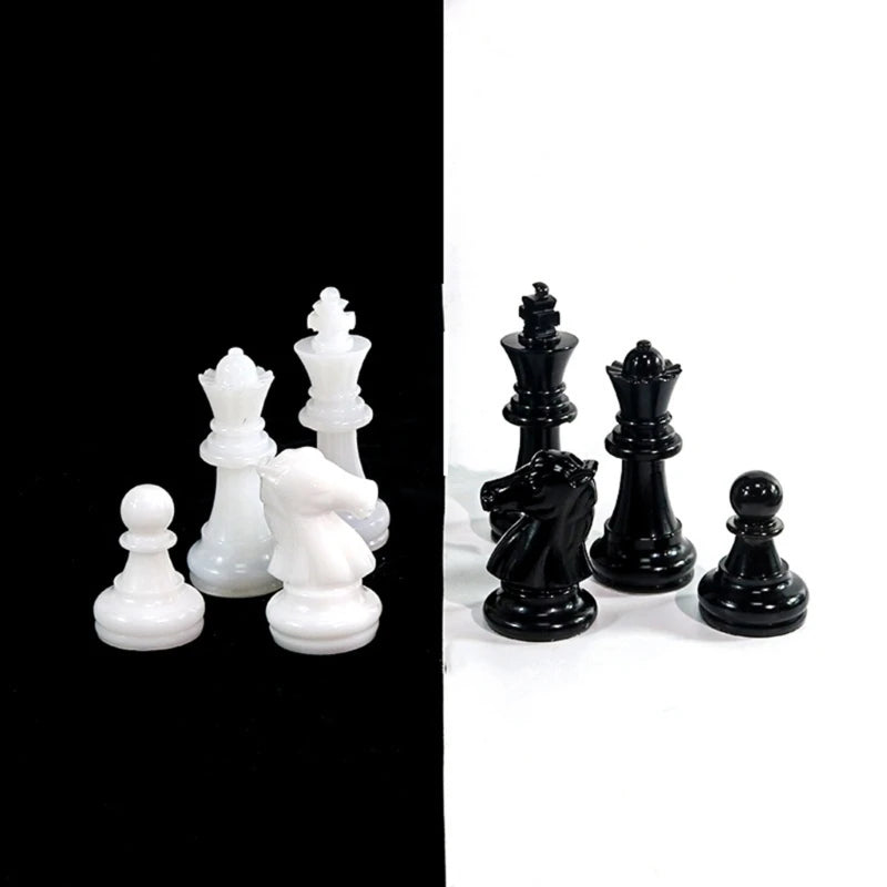 DIY 3D International Chess Piece Silicone Molds Chess Shaped Chocolates Candy Epoxy Resin Casting Mould Family Party Board Game