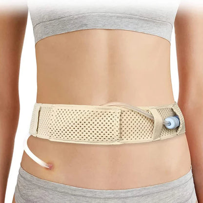 Peritoneal Dialysis Waist Belt Catheter Protector Adjustable Abdominal Belt Catheter Fixation Device Back Support Protector