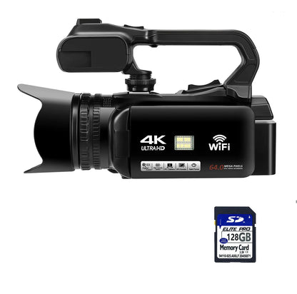 YouTube Camcorder 4K Ultra HD camera 64MP Streaming Camera 4.0"Touch Screen Digital Video Camera