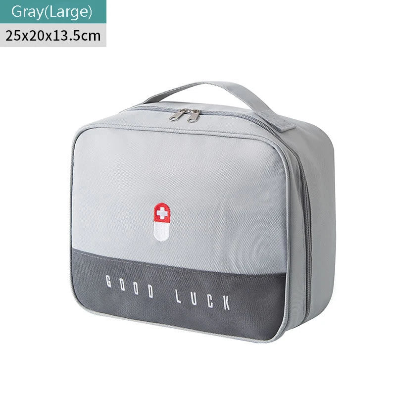 Mini Portable Medicine Storage Bag Empty Travel First Aid Kit Medicine Bags Organizer Outdoor Emergency Survival Bag Pill Case