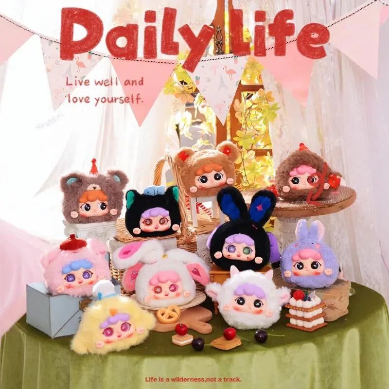 New Migo Animal Party Series Pendant Blind Box Cute Mystery Box Migo Toys Collectible Kawaii Models Ornament Kids Surprise Gifts