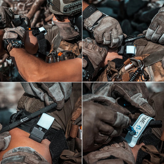 Trauma Kit, Emergency Bandage, Medical Tourniquet,  First Aid Tactical Survival Gear, RHINO RESCUE