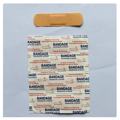 100 Pcs First Aid Waterproof Wound Plaster Medical Anti-Bacteria Band Aid For Home Travel First Aid Kit Emergency Kits