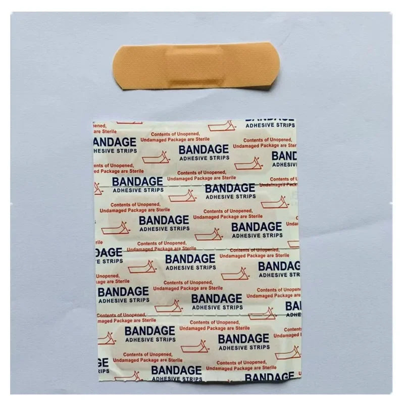 100 Pcs First Aid Waterproof Wound Plaster Medical Anti-Bacteria Band Aid For Home Travel First Aid Kit Emergency Kits