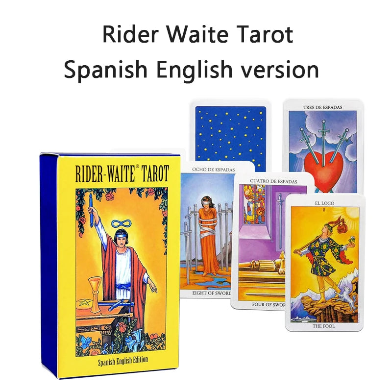 Tarot Cards Garbage Pail Kids In Spanish English Child Adult Family Gathering Game Playing Card Prophecy Card Toys Birthday Gift