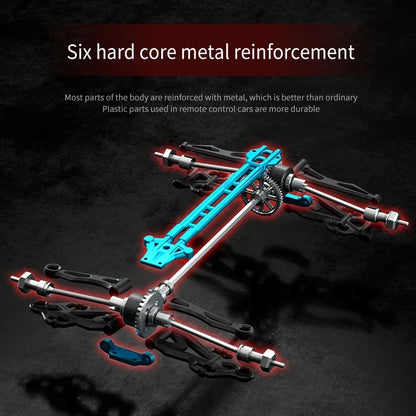 16103PRO 1:16 4WD RC Car with LED 2.4G Remote Control Cars 70KM/H High Speed Drift Monster Truck for Kids VS WLtoys 144001 Toys