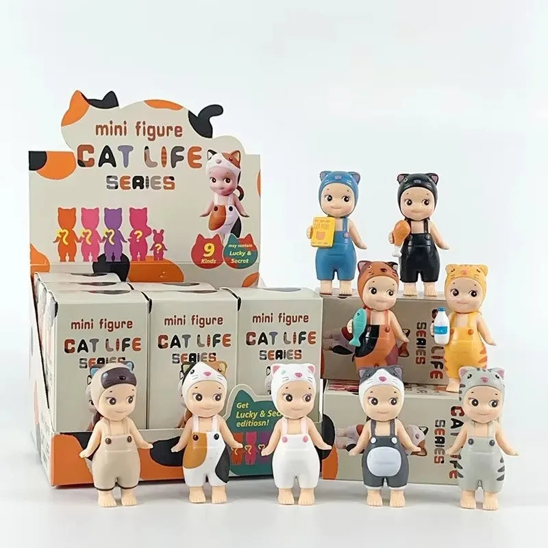 1Set Sonny Angel Blind Box 20th XMAS Love Hippers Back Dreaming Fruit Vegetable Series Toys Adult Figure Doll Valentine's Day