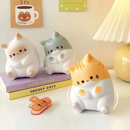 Cat Stress Relief Soft Toy PU Slow Rising Squeeze Antistress Ball Cartoon Table Ornaments Soft Stress Reliever Toys Hot