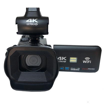 YouTube Camcorder 4K Ultra HD camera 64MP Streaming Camera 4.0"Touch Screen Digital Video Camera
