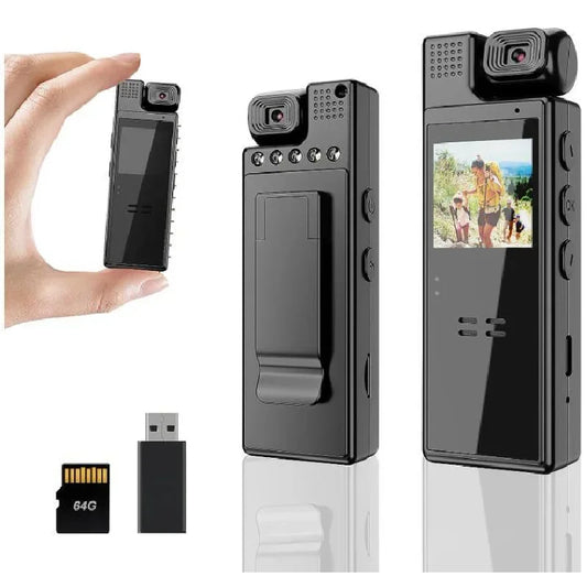 L9  Mini Camera WIFI Portable Body Camera  Rotating Lens Night Vision Video Recording Sport DV Action Cam Travel Vlog Camera