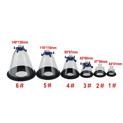 Enlarge animal surgical mask Pet Anesthesia Mask Dogs Cats Transparency Manual Resuscitator Veterinary Anesthesia Oxygen Mask