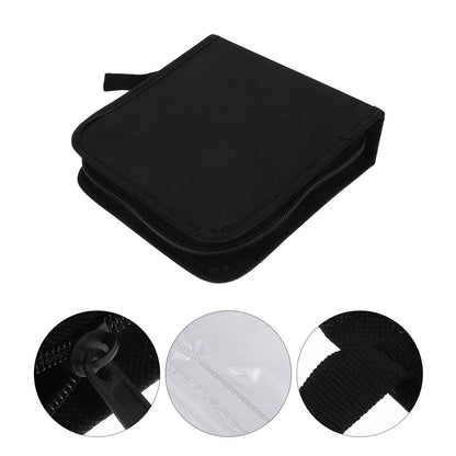 CD Wallet 40 Capacity CD Case Portable DVD Hard Plastic Case Holder Portable CD Carrier Organizer cd binder