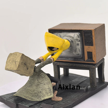 Aixlan Little Nightmares II Figure Six Mono 7cm Childhood Dream PVC Action Figure Amine Christmas Gift Collectible Figurine