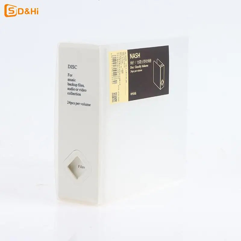 1PC CD Case 24 CD Capacity Storage Box For Bedroom Car Special CD Package CD Finishing Box Bedroom Car CD Case