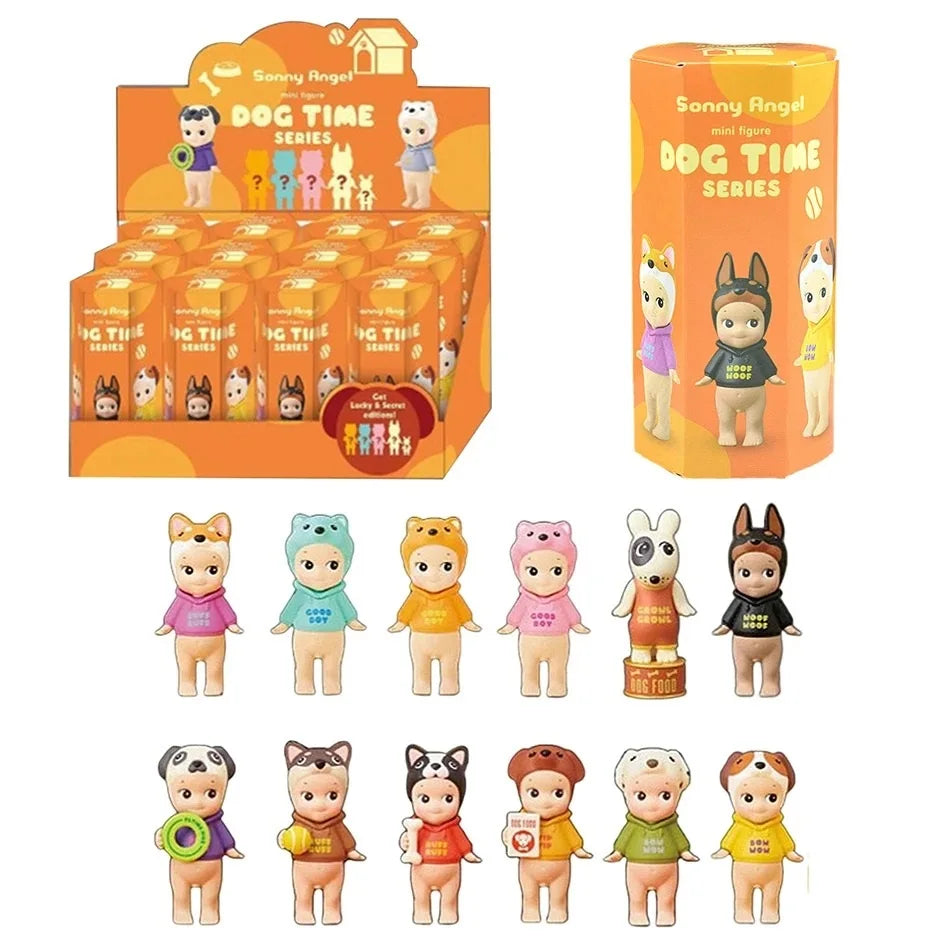 1Set Sonny Angel Blind Box 20th XMAS Love Hippers Back Dreaming Fruit Vegetable Series Toys Adult Figure Doll Valentine's Day