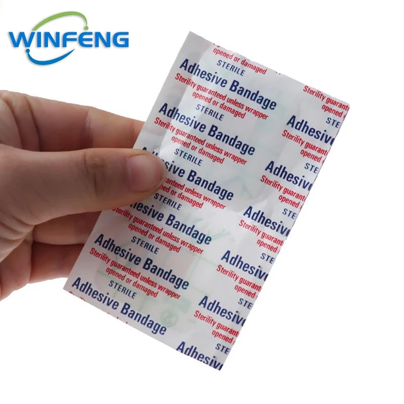 50Pcs Waterproof Medical Adhesive Stickers Transparent PU Film Tape Anti-allergic Wound Dressing Fixation Plaster First Aid Kit