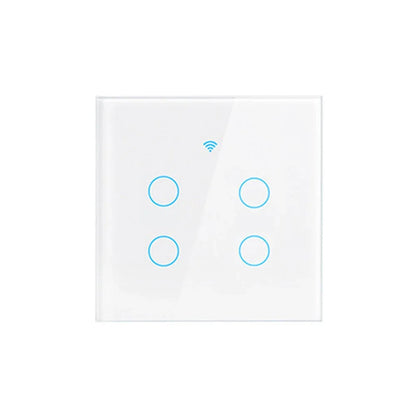 Tuya Wifi EU Smart Switches 1/2/3/4Gang Touch Light Switch Wall Sensor 433mhz RF Switches Smart Life for Alexa Google Home Alice
