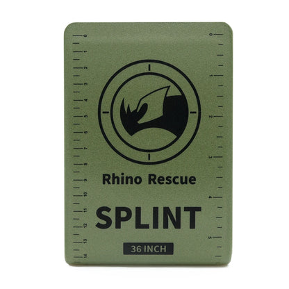 RHINO RESCUE 18/36 Inch Splint - Lightweight Reusable Combat Splint, First Aid Medical Splint For Bone Fracture Treatment