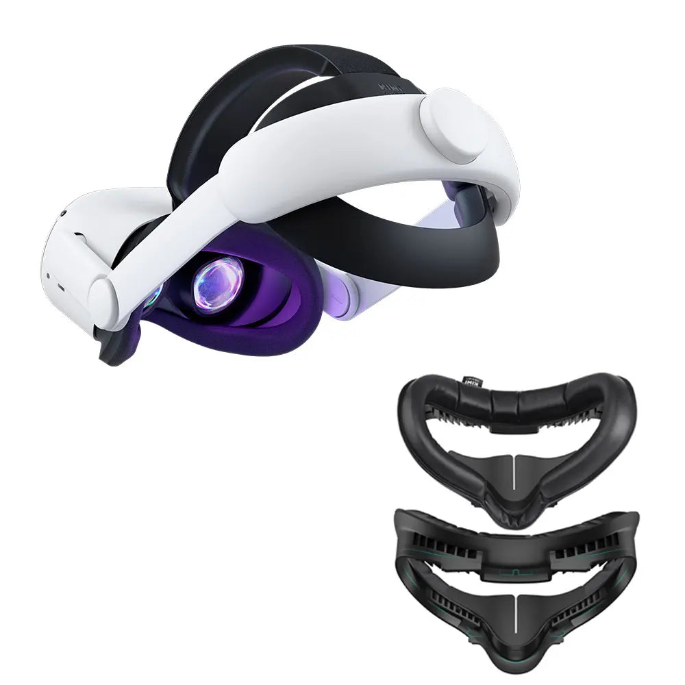 KIWI design Comfort Adjustable Head Strap Compatible with Quest 2 Increase Supporting Improve Comfort-Virtual VR Accessories
