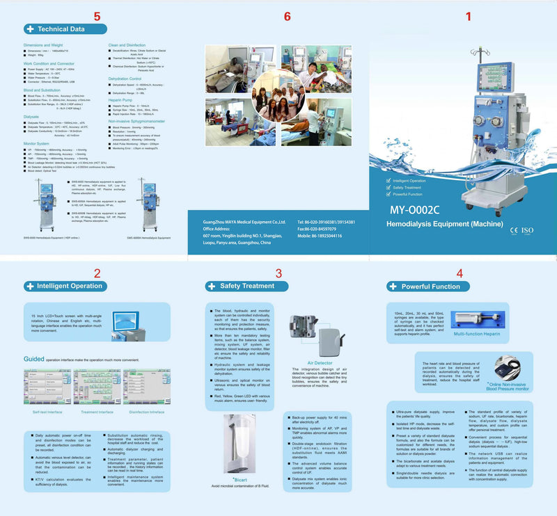 Dialysis Hemodialysis Machine price for home dialysis equipment hemodialysis machine