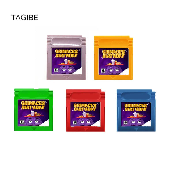 Superior 16 Bit Video Game Cartridge Console Memory Card Shell Grimace’s Birthday for GBC/GBA