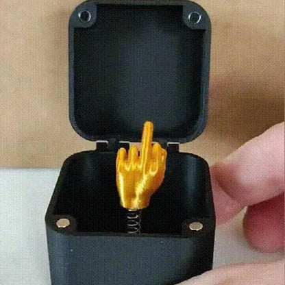 Middle Finger Surprise Gift Box spoof middle finger surprise gift box whole person toy