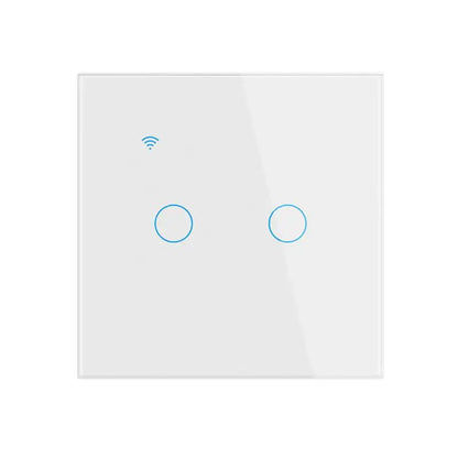 1/2/3/4gang TUYA EU WiFi Smart Touch Switch Neutral Wire/No Neutral Wire Required Wall Touch Switch Work With Alexa Google Home