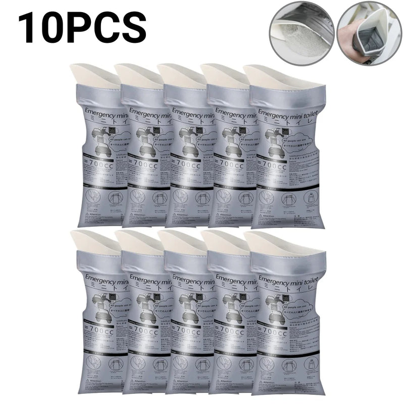 Outdoor Emergency Urinate Bags Disposable Piss Bags Travel Mini Mobile Toilet Women Men Portable Urine Bag Baby Vomiting Bag