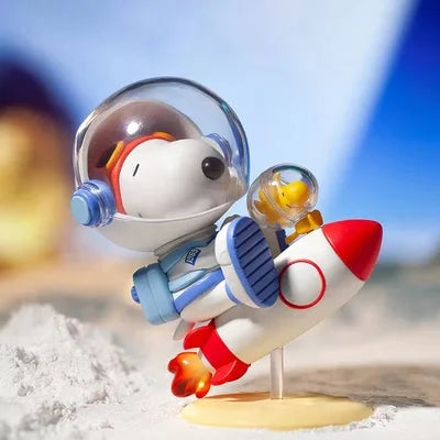 POP MART Snoopy Space Series Blind Random Box Toys Kawaii Anime Action Figure Caixa Caja Surprise Mystery Box Dolls Girls Gift