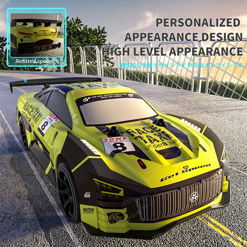 JJRC Q165 2.4G Drift Rc Car 4WD Drift Car 1:18 Toy Remote Control GTR Car RC Racing Car Toy for Children Christmas Gifts ﻿