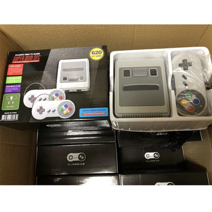 Retro Classic Handheld Family Mini TV Video Game Console player 8bit games Support AV Out Built-In 620 Classic Games For SNES