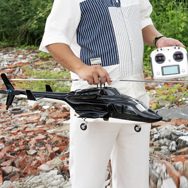 Flywing Airwolf 450 Size Helicopter GPS RTF Airwolf V2 Scale RC helicopter 6CH with H1 Flight Controller Auto-aerobatic Flight