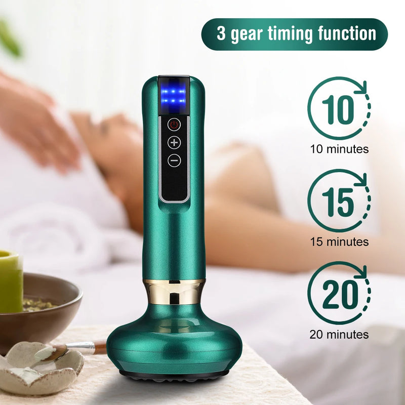 Chinese Electric Suction Medical Cupping Therapy Set Beauty Massager Glass Jars Anti Cellulite Cupping Vacuum Slimming Guasha