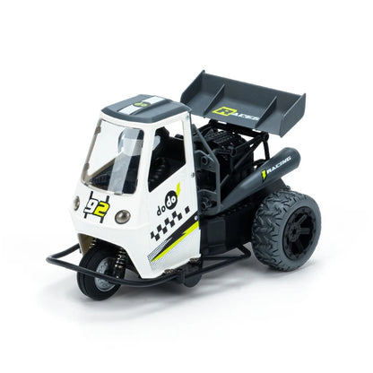 S810 1/16 2.4GHz RC Car High Speed RC Drift Motorcycle Three Wheel LED Light Tail Spray 80m Remote Control Racing Car Kid Gift