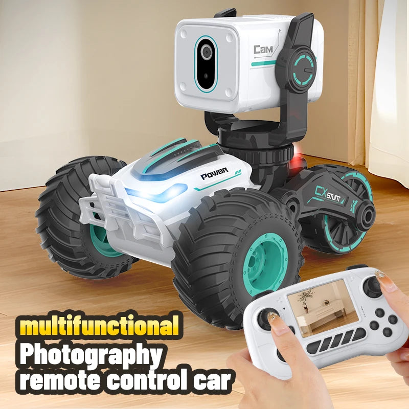 2.4G Conversation HD Camera Car Remote Control Video Car Alloy Cross-Country Rock Climbing Stunt Durable Wild Sports Mini Camera