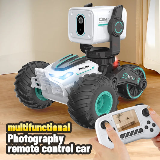 2.4G Conversation HD Camera Car Remote Control Video Car Alloy Cross-Country Rock Climbing Stunt Durable Wild Sports Mini Camera
