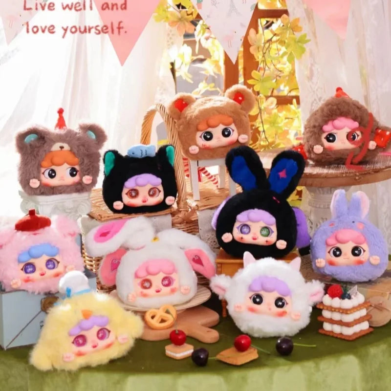 New Migo Animal Party Series Pendant Blind Box Cute Mystery Box Migo Toys Collectible Kawaii Models Ornament Kids Surprise Gifts