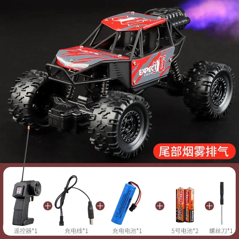 New 1/18 Rc Electric Car Fall Resistant Boy Toy Gift Six Wheel Drive Racing Car Remote Control Car Cross-Country Climbing Gift
