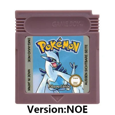 GBC 16-bit Game Video Game Cartridge Console Card Pokemon Red Blue Crystal Golden Green Silver Yellow with Multi-language